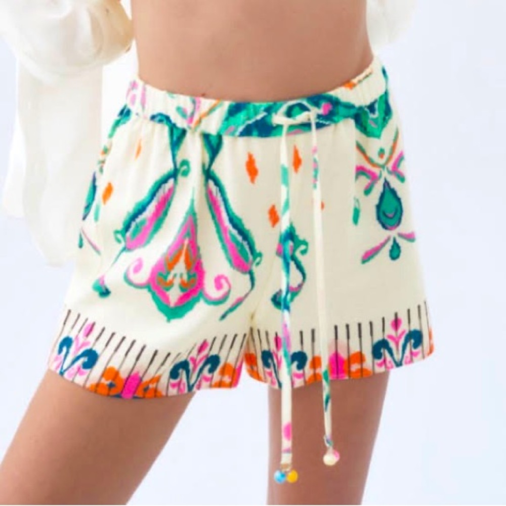 Zara linen shorts